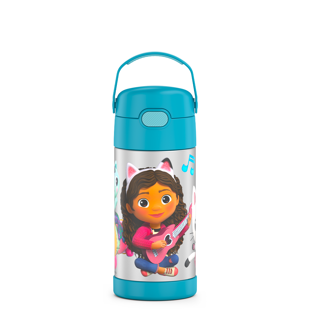 12oz FUNTAINER® WATER BOTTLE GABBYS DOLLHOUSE