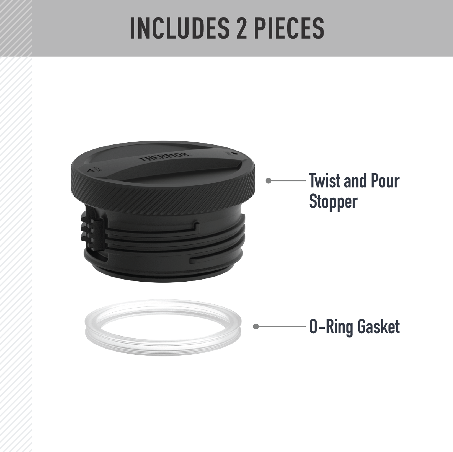 40oz ICON™ BEVERAGE BOTTLE - REPLACEMENT STOPPER