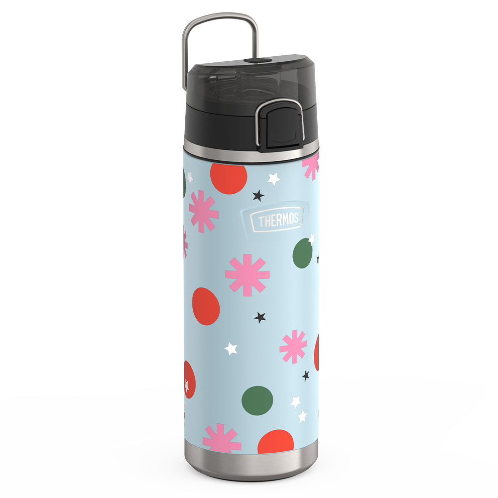 24oz ICON™ WATER BOTTLE WITH SPOUT - HOLIDAY SPARKLE