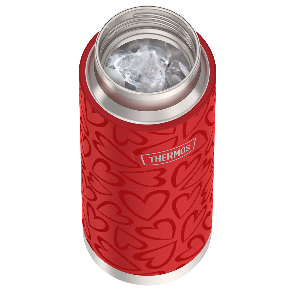 24oz ICON™ WATER BOTTLE WITH SPOUT - TONAL HEARTS