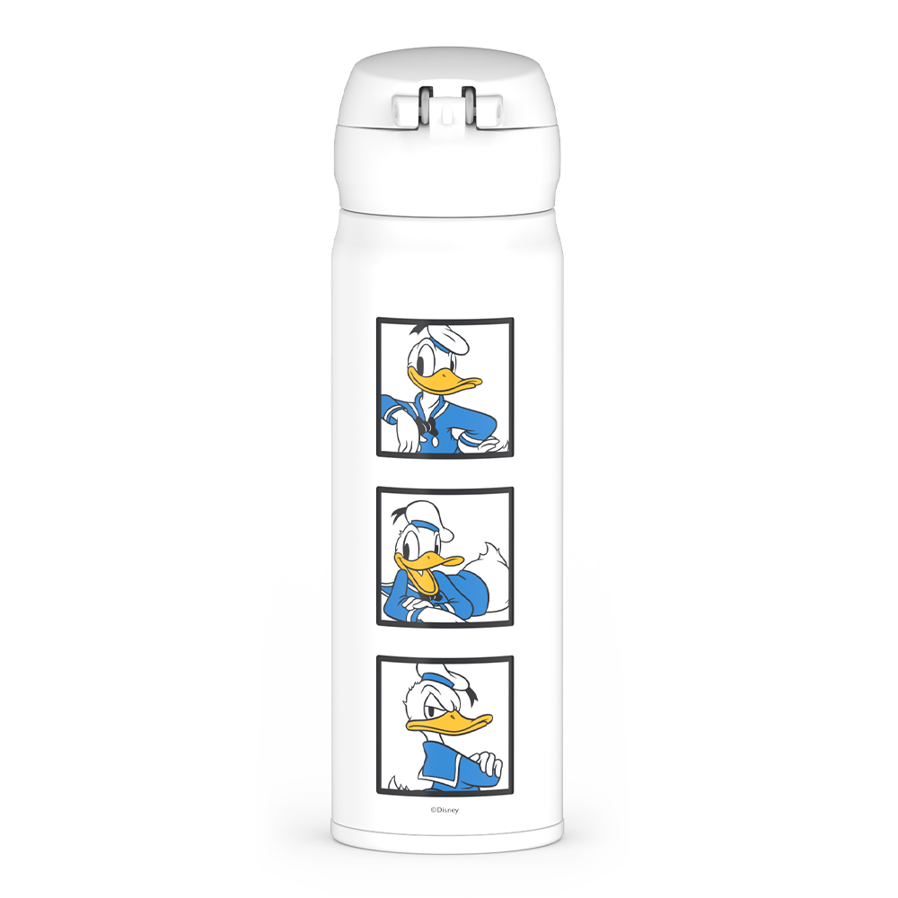 16oz STAINLESS STEEL DIRECT DRINK BOTTLE - DISNEY DONALD DUCK SIGNATURE