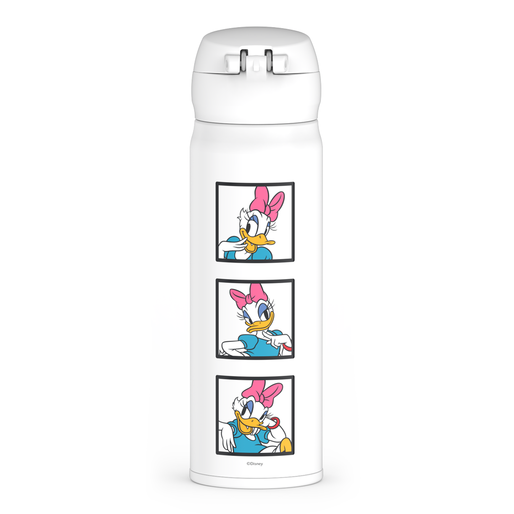 16oz STAINLESS STEEL DIRECT DRINK BOTTLE - DISNEY DAISY DUCK SIGNATURE