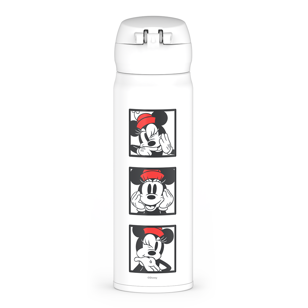 16oz STAINLESS STEEL DIRECT DRINK BOTTLE - DISNEY MINNIE MOUSE SIGNATURE
