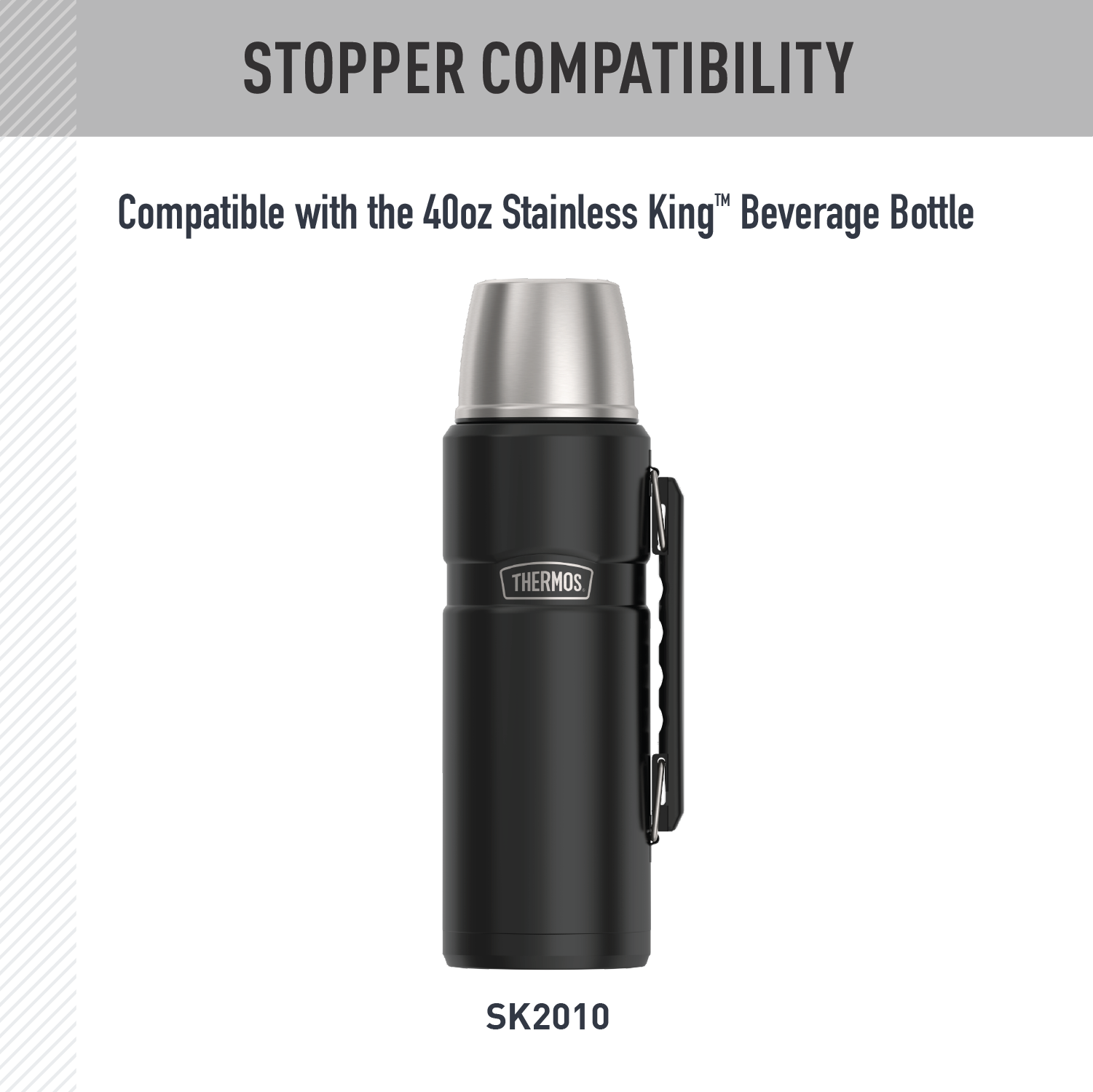 40oz STAINLESS KING™ BEVERAGE BOTTLE - REPLACEMENT STOPPER