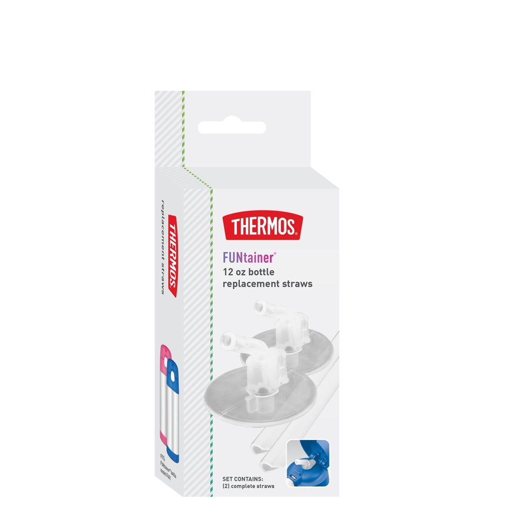 12oz FUNTAINER® BOTTLE REPLACEMENT STRAWS 2-PACK