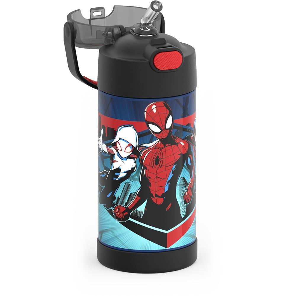 12oz FUNTAINER® WATER BOTTLE SPIDER-MAN