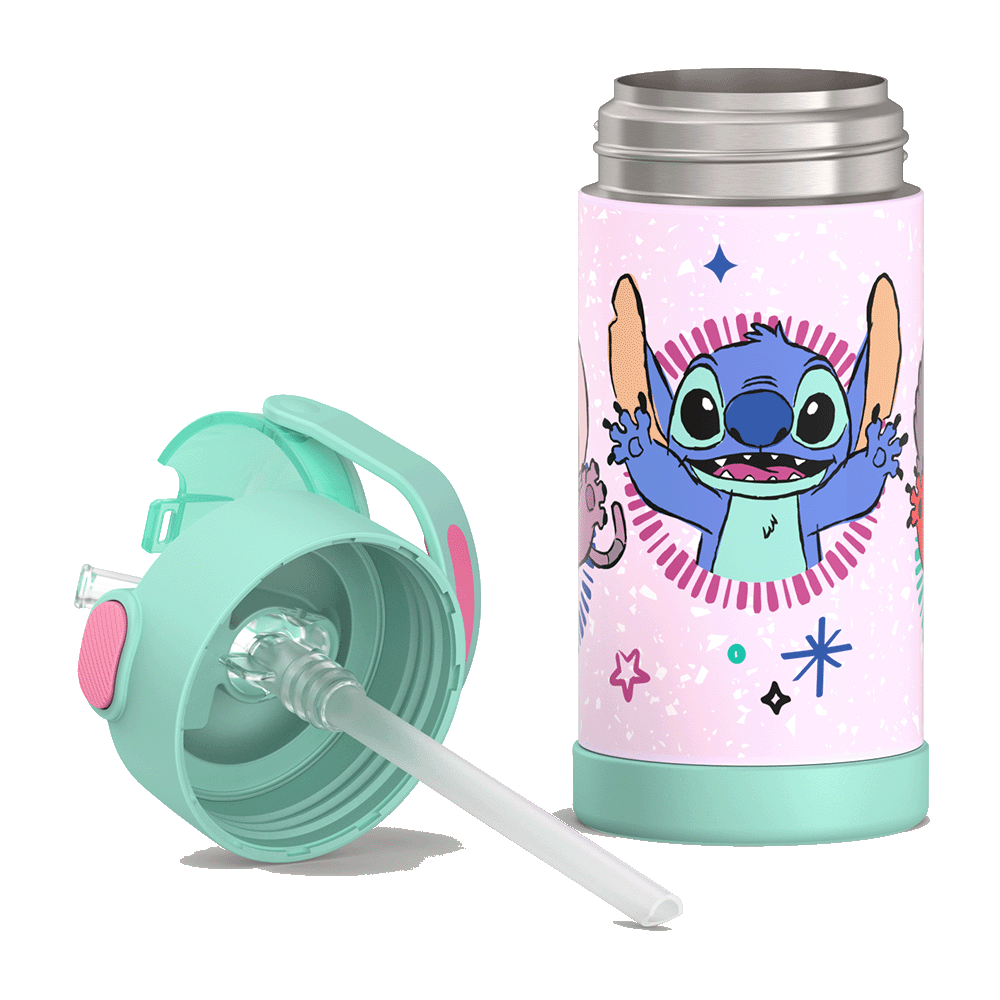 12oz FUNTAINER® WATER BOTTLE DISNEY STITCH