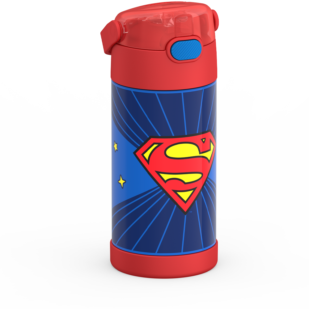 12oz FUNTAINER® WATER BOTTLE SUPERMAN