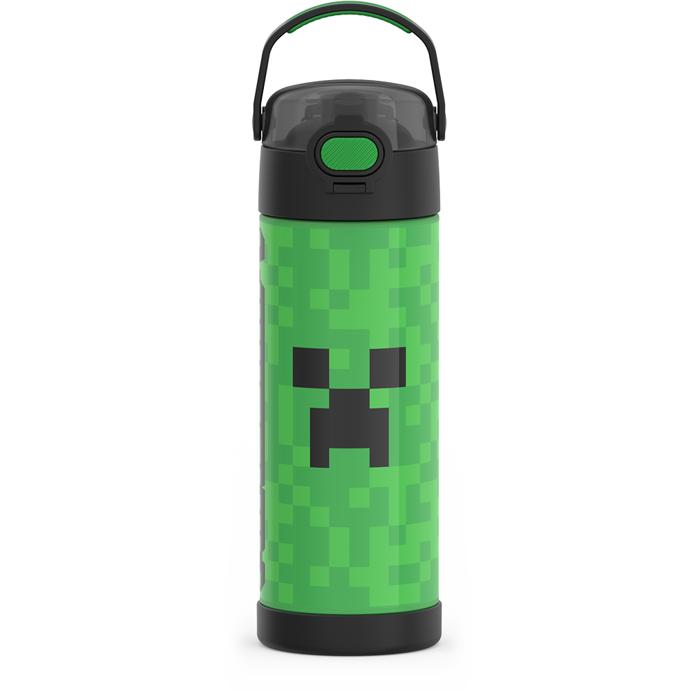 16oz FUNTAINER® WATER BOTTLE MINECRAFT