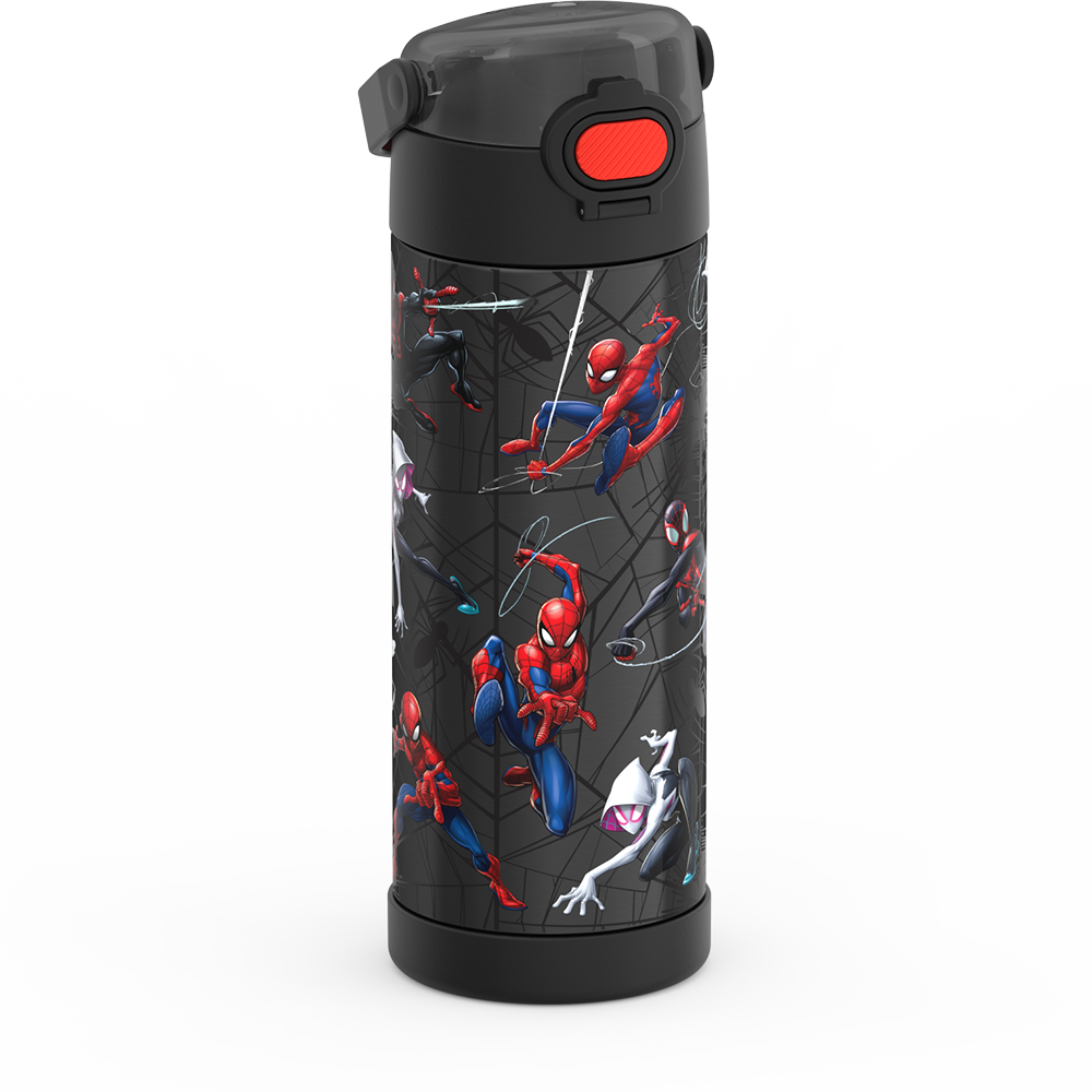 16oz FUNTAINER® WATER BOTTLE SPIDER-MAN