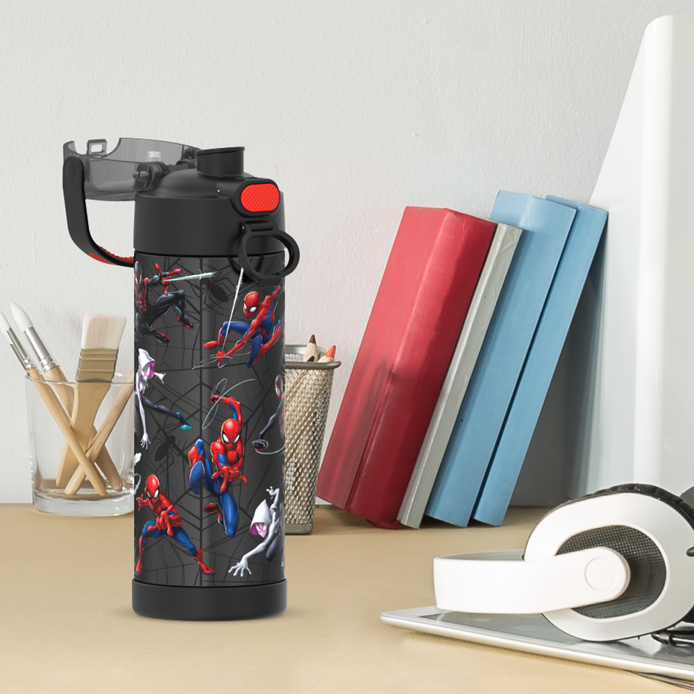 16oz FUNTAINER® WATER BOTTLE SPIDER-MAN
