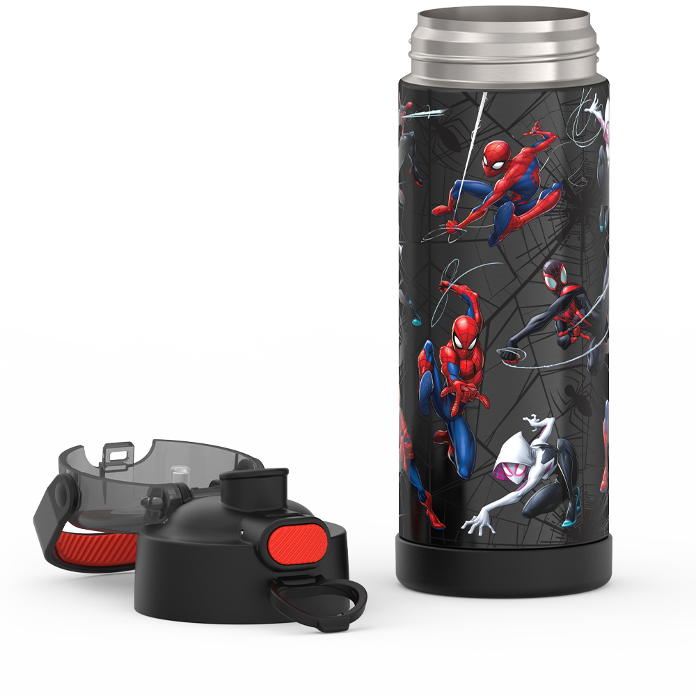 16oz FUNTAINER® WATER BOTTLE SPIDER-MAN
