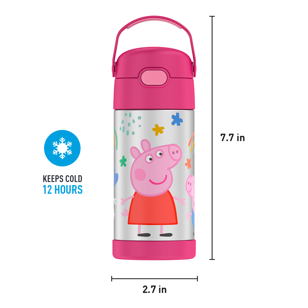 12oz FUNTAINER® WATER BOTTLE PEPPA PIG